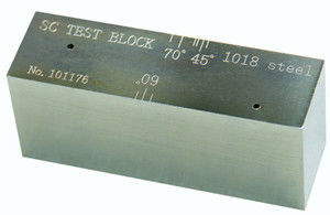 SCの超音波口径測定のブロック、厚さの口径測定テスト ブロック、SCテスト ブロックASTM E164