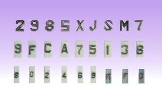 レントゲン写真の付属品の X 線 ID のマーカーは読まれた図のための手紙数を導きます