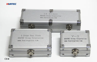 IIW V-2 A4 75mm x 43mm x 12.5mmの超音波口径測定のブロック/超音波テスト ブロック