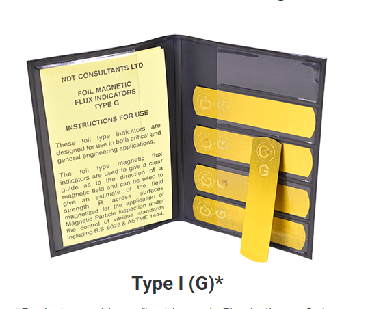 NDT ラミネート磁束ストリップ タイプG バーマ・カストロール 5 ストリップ 磁粉探傷検査用継手 1
