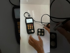 128x64 LCD 超音波壁厚計、LEDバックライト付き