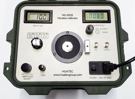 HG-5026 Battery Powered Vibration Calibrator with 1 to 1280 Hz Frequency Range and High Accuracy