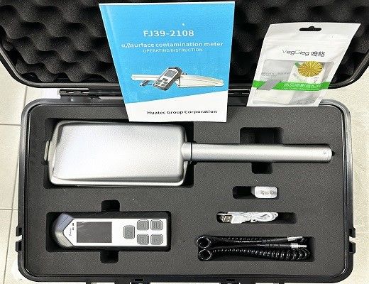 FJ39-2180 Alpha Beta Gamma Surface Contamination Monitor Dual Scintillation Probe IP65 Radiation Detector