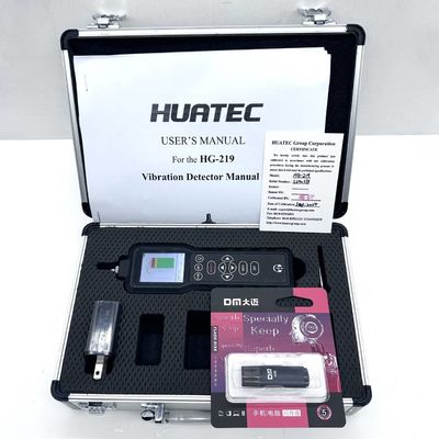 HG-219 Portable Vibration Tester Acceleration Velocity Displacement Envelope Measurement for Machinery Monitoring