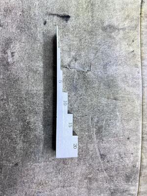工業用 NDT 6 ステップ厚さ校正ブロック 超音波厚み計校正