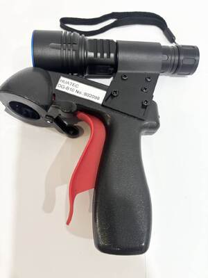DG-B10 365nm UV懐中電灯スプレーはマウント航空アルミニウム12 LEDコア?? 光透体検査スプレー銃支架を扱うことができます
