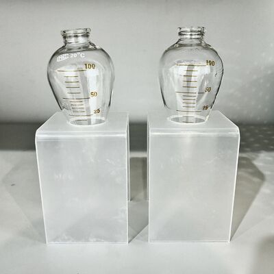 校正済み洋ナシ型遠心フラスコ スタンド付き 磁性粒子懸濁濃度検出器 ASME BPVC 標準 MPI 試験管