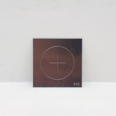 CX-430 MPI 円と交差の欠陥のある人工欠陥試験品