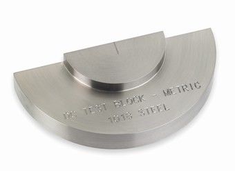 ASTM E164 DC 距離校正ブロック AWS 標準切断波 超音波変換器 距離校正試験ブロック