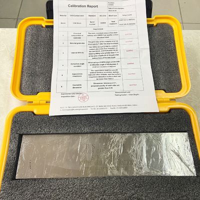 IOW API RP 2X UT カリブレーションブロック 1/16"直径穴 10°傾斜解像孔 NDT超音波試験参照ブロック