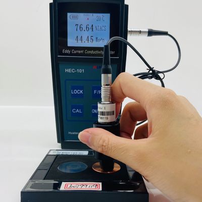 HEC-101 60KHz 渦電流導電率計 %IACS MS/m デュアルユニット自動温度補償アルミニウム銅合金導電率計