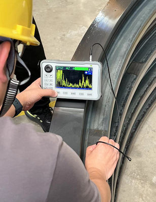 TG-8000 高精度硬化層超音波深度測定テスト