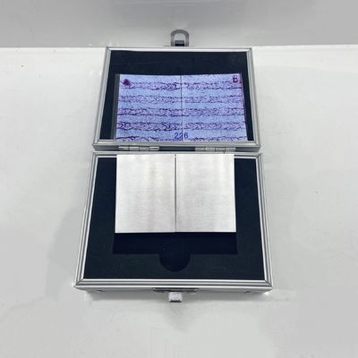 YM-A アルミニウム合金 蛍光・カラー浸透探傷試験用浸透比較試験ブロック