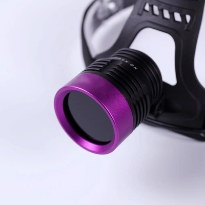 DG-3101S パームサイズ 90度上下調整可能なUV 365nm LEDブラックライトヘッドランプ