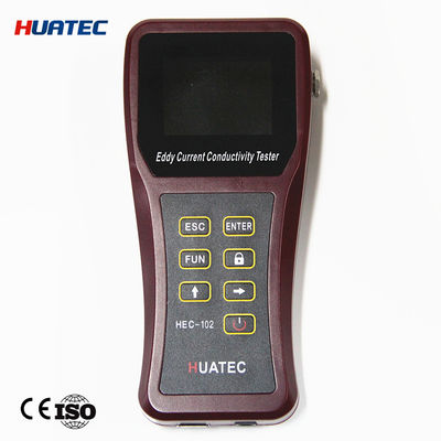 HEC-102 Handheld Eddy Current Conductivity Meter Non-Ferrous Metal Purity Testing Equipment 