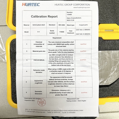 IIW V-1 CS SS AL 材料 UT カリブレーションブロック NDT 機器