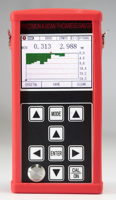 TG-6200 手持ちの数値ディスプレイ A/Bスキャン 非金属超音波コーティング厚み計