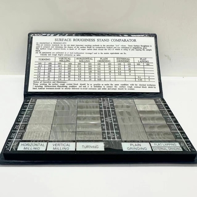 超炭素鋼の表面粗さ比較器 工業用コントラストサンプルブロック