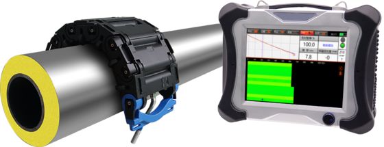 クラッド材越しのインサービス金属配管腐食検査用HEF-17パルス渦電流探傷装置