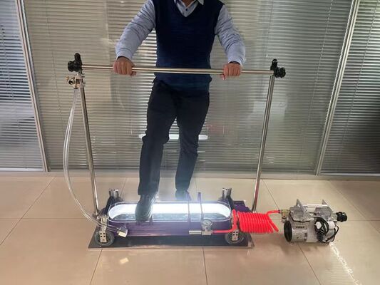 HV1800F-LED真空箱漏れ検定器 LEDライト付き 60kPa真空度 800mm検出長さタンク底 バットラップ ウェルド漏れ検知器