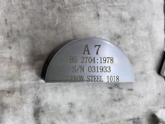 A7 超音波校正ブロック – 炭素鋼 RTB 校正ブロック