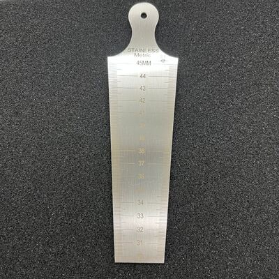 溶接ルートギャップ測定用デュアルスケールウェッジフェルゲージ