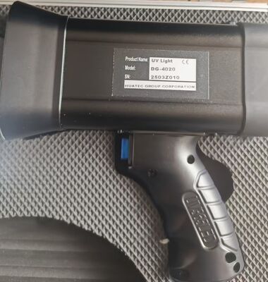 手持ちのLED-UVライト ダブルAC 直流とDC バッテリー操作