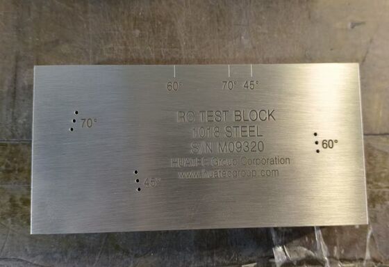 AWS D1.1/D1.1M-2015 RC分解能 アングルビーム探触子用超音波校正ブロック