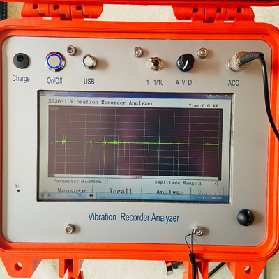 HG-S936L-1 ポータブル振動データレコーダー 1Hz-200Hz シングルチャンネル振動試験装置