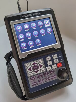 HUATEC FD560 携帯デジタル超音波欠陥検出器 120dB 感度とIP65 保護